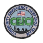 A patch of the community emergency response team.